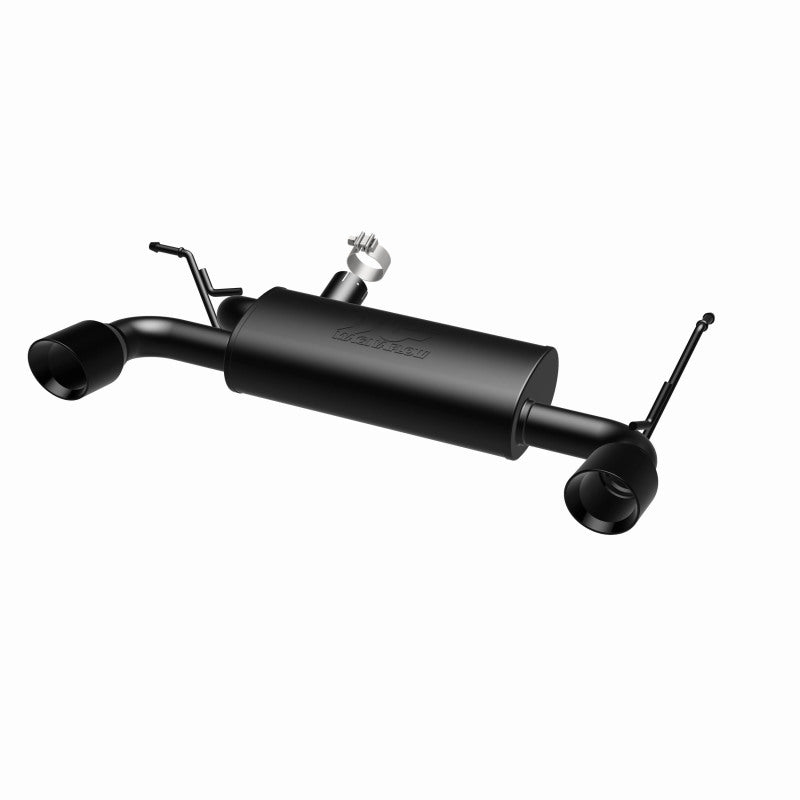 Magnaflow 15160 MagnaFlow 07-17 Jeep Wrangler JK 3.8/3.6L Dual Split Rear Exit Black Axle-Back Exhaust