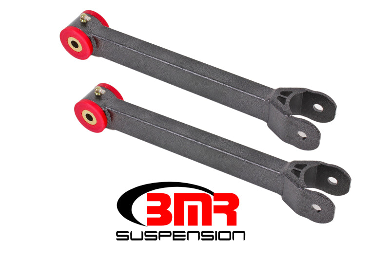 BMR Suspension TCA059H BMR 16-17 6th Gen Camaro Non-Adj. Lower Trailing Arms (Polyurethane) - Black Hammertone