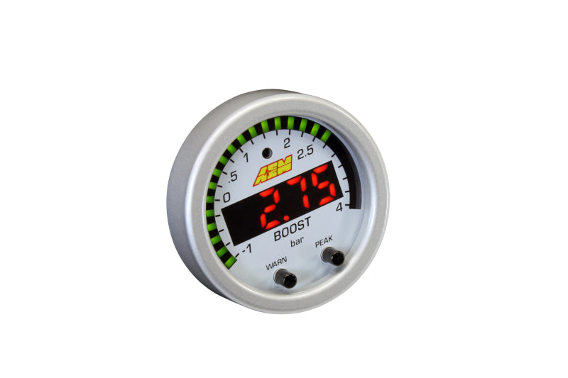 AEM 30-0308 X-Series Boost Pressure -30inHg 60psi Gauge Kit