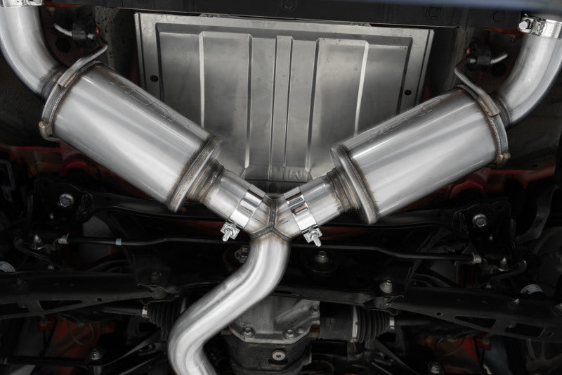 MBRP S48043CF 13-16 Subaru BRZ 2.0L/ 2.4L 3in Dual Split Rear Cat Back w/CF Tips- T304