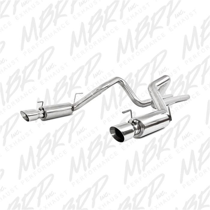 MBRP S7270409 05-09 Ford Shelby GT500 / GT Dual Split Rear Race Version, T409 4in Tips Exhaust System