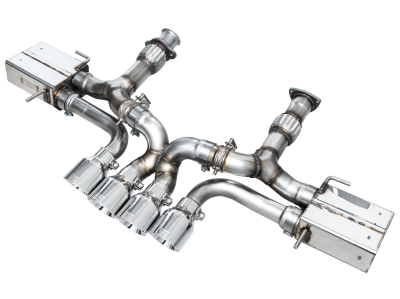 AWE Tuning 3025-42906 AWE 23-25 Chevrolet C8 Corvette Z06 5.5L SwitchPath Exhaust System - Chrome Silver Tips