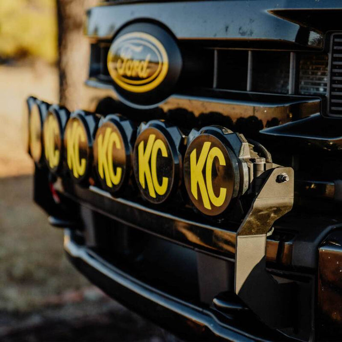 KC HiLiTES 91346 2017+ Ford Super Duty Gravity LED Pro6 7-Light Bar Kit - Front Bumper
