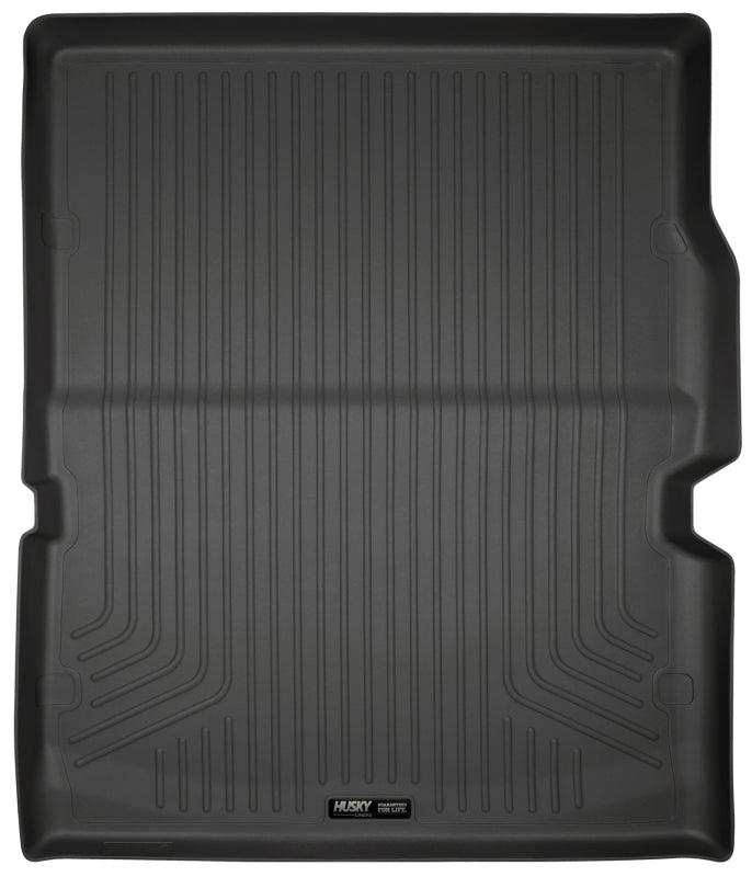 Husky Liners 20421 11-22 Dodge Durango WeatherBeater (Over Folded 3rd Row) Black Rear Cargo Liner