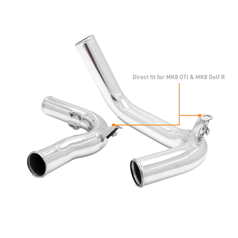 Mishimoto MMICP-MK8-22P 22+ Volkswagen GTI MK8 (MQB) Intercooler Pipe Kit Polished
