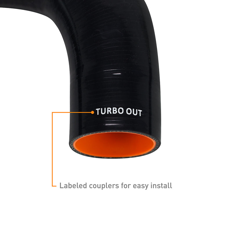 Mishimoto MMICP-MK8-22WBK 22+ Volkswagen GTI MK8 (MQB) Intercooler Pipe Kit Black