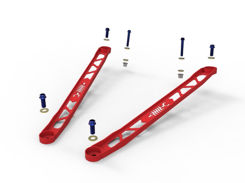 aFe 450-721003-R CONTROL 304 Stainless Steel Front Suspension Strut Brace Red - Toyota GR Supra (A90) 20-21