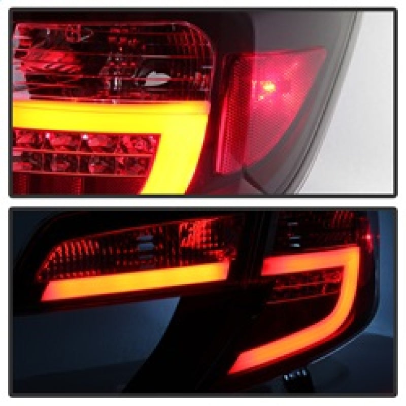 SPYDER 5079411 Spyder Toyota Camry 12-14 Light Bar LED Tail Lights Black ALT-YD-TC12-LBLED-BK