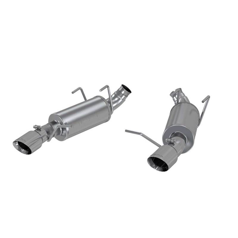 MBRP s7227AL 11-14 Ford Mustang V6 3in. Dual Muffler Axle Back Split Rear Exhaust System AL