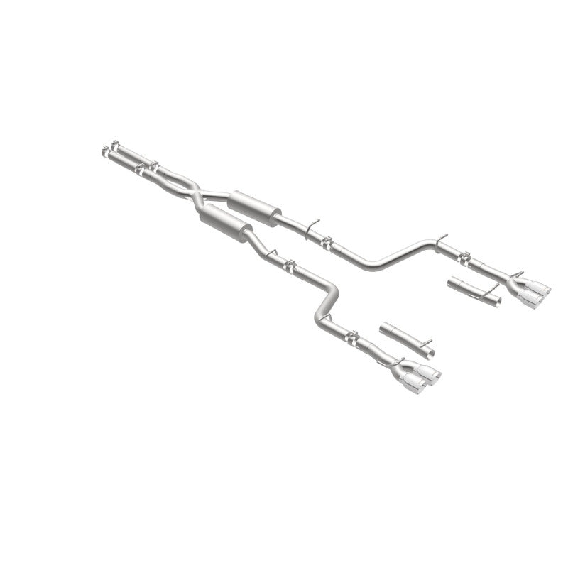 Magnaflow 19217 MagnaFlow Cat-Back, SS, 2.5in, Quad Split Rear 3.5in Tip 2015 Dodge Challenger 3.6L V6