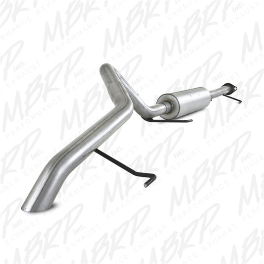 MBRP S5310AL 2007-2009 Toyota FJ 4.0L V6 Cat Back Single Rear Exit Off-Road Tail No tip