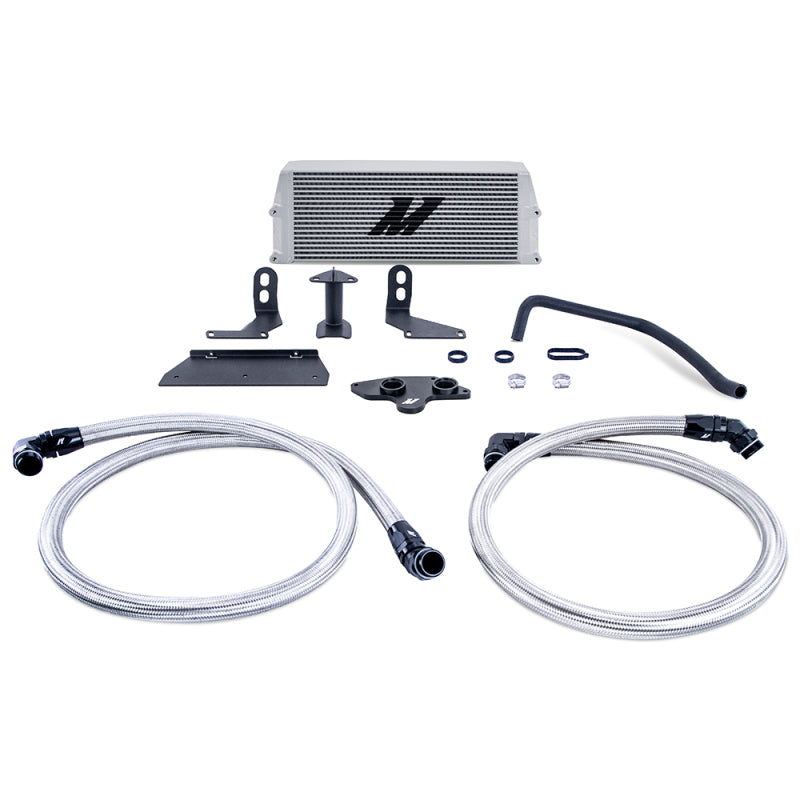 Mishimoto MMOC-F2D-11KSL 11-19 Ford 6.7L Powerstroke Performance Oil Cooler Kit - Silver