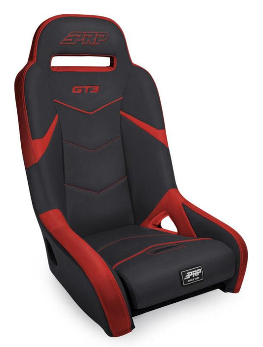 PRP Seats A7301-PORXP-204 PRP Polaris RZR PRO XP/PRO R/Turbo R GT3 Suspension Seat- Black/Red