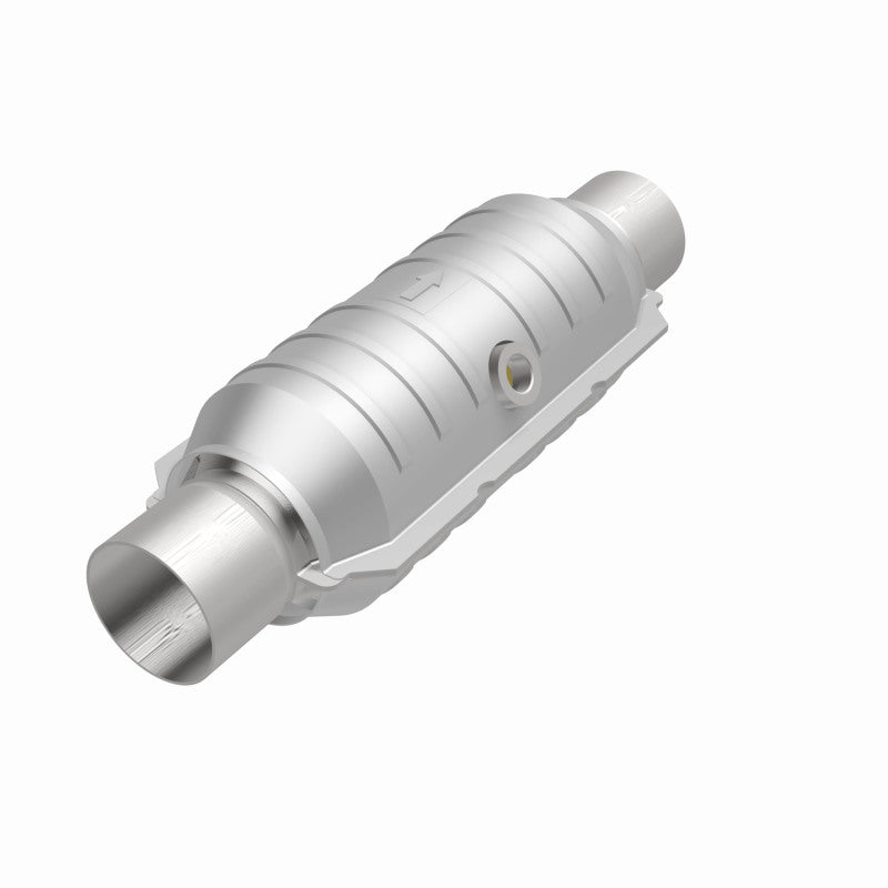 Magnaflow 51355 MagnaFlow Conv Univ 2.25in Inlet/Outlet Center/Center Round 11in Body L x 5.125in W x 15in Overall L