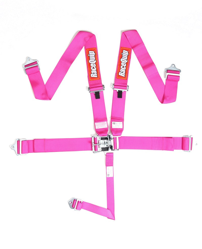 Racequip RQP711081 5pt Harness Set L&L Pink SFI