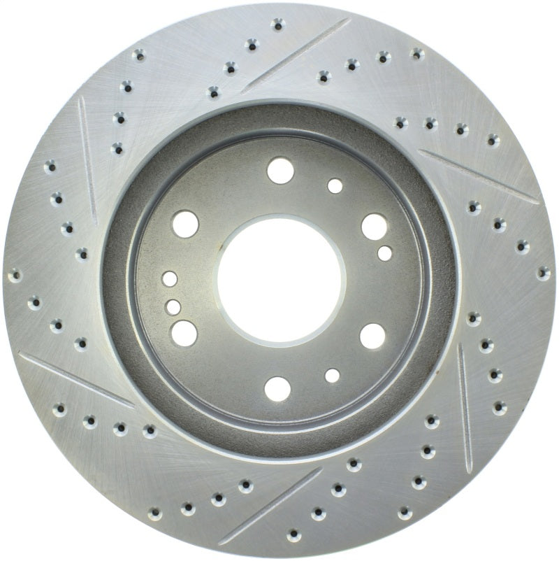 Stoptech 227.66057L StopTech Select Sport 07-11 GM Silverado 1500 Slotted and Drilled Left Front Rotor