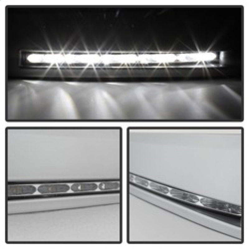 SPYDER 5077738 Spyder Toyota Tundra 07-13 Daytime LED Running Lights wo/switch Silver FL-DRL-TTU07-SIL