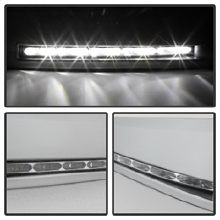 SPYDER 5077738 Spyder Toyota Tundra 07-13 Daytime LED Running Lights wo/switch Silver FL-DRL-TTU07-SIL