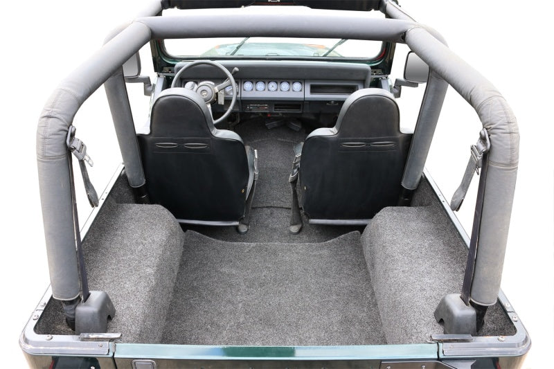 BedRug BRYJ87R 87-95 Jeep YJ Rear Kit 4pc Cargo Kit (Incl Tailgate & Cargo Liner)