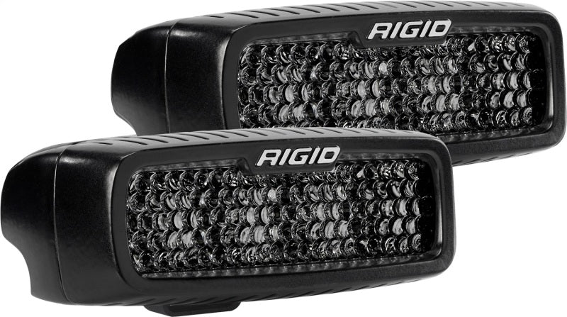 Rigid Industries 905513BLK SR-Q Series PRO Midnight Edition - Spot - Diffused - Pair