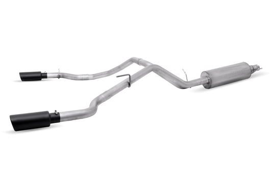 Gibson 69550B 19-22 Ford Ranger Lariat 2.3L 2.5in Cat-Back Dual Sport Exhaust - Black Elite