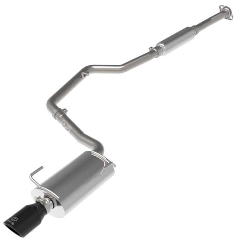 aFe 49-36052-B POWER Takeda 12-16 Subaru Impreza 2.0L 2.5in 304SS CB Exhaust w/ Black Tips