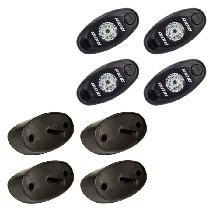 Rigid Industries 400213 Rock Light Kit- Red (4 lights)