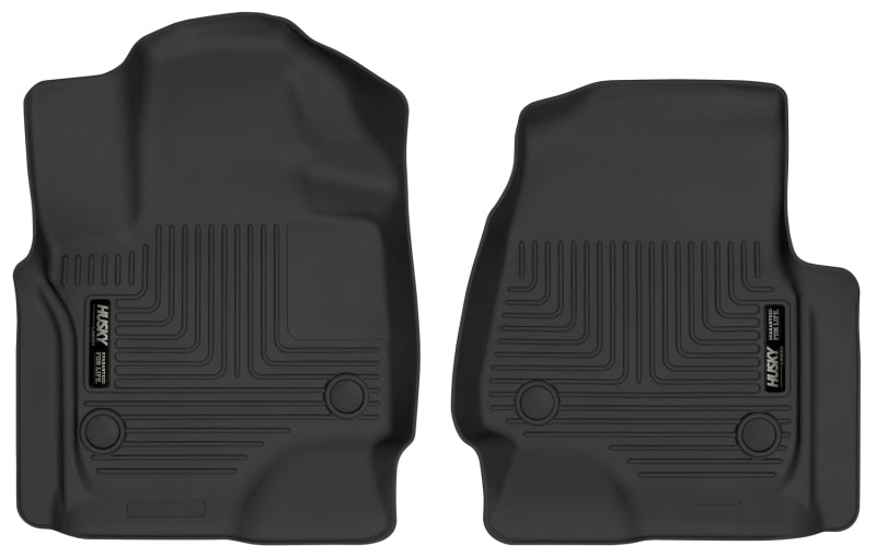 Husky Liners 54651 18-22 Ford Expedition / 18-19 Lincoln Navigator X-Act Contour Black Front Floor Liners