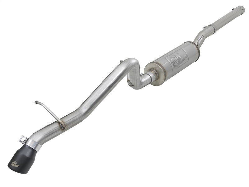 aFe 49-48057-B MACH Force-Xp 2-1/2in 409 SS Hi-Tuck Cat-Back Exhaust w/Black Tip 07+ Jeep Wrangler JK 3.6L/3.8L