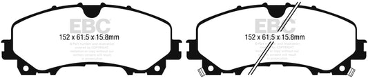 EBC DP33036C 13+ Infiniti Q50 3.7 Redstuff Front Brake Pads