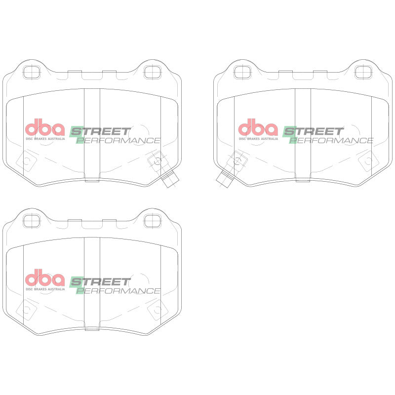 DBA DB15007SP 18-21 Subaru STI Rear SP Performance Brake Pads
