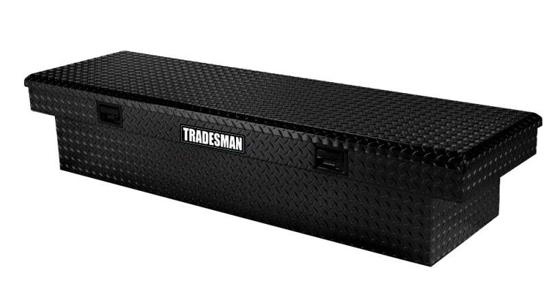 Tradesman 7511101 Aluminum Economy Cross Bed Truck Tool Box (72in.) - Black