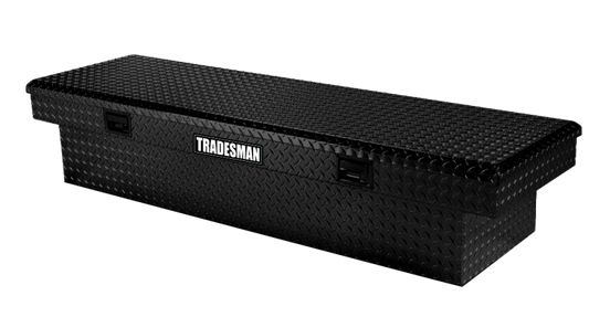 Tradesman 7511101 Aluminum Economy Cross Bed Truck Tool Box (72in.) - Black