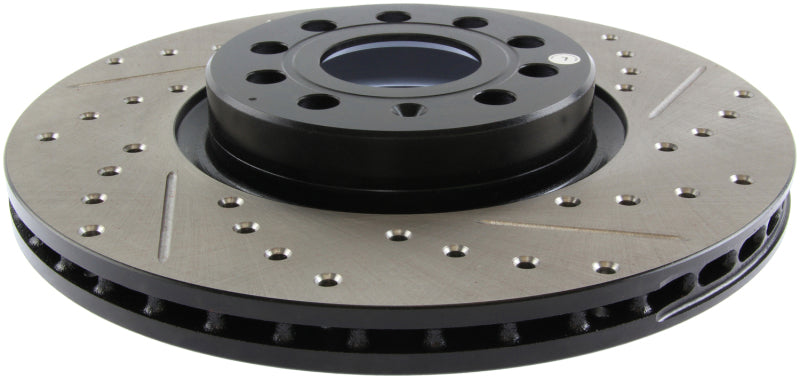 Stoptech 127.33098L StopTech Slotted & Drilled Sport Brake Rotor