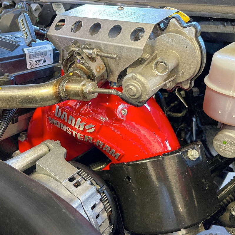 Banks Power 42798-PC 13-18 RAM 6.7L Diesel Monster-RAM Intake System Gen-2 w/Fuel Line - Red w/Heater System