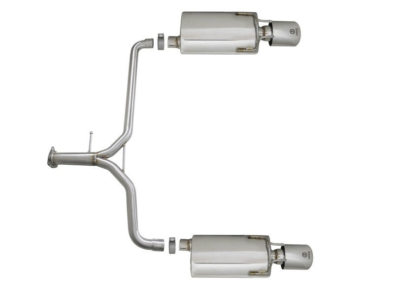 aFe 49-36604 Takeda Exhaust Axle-Back 13 Honda Accord Sport Sedan 2.4L L4