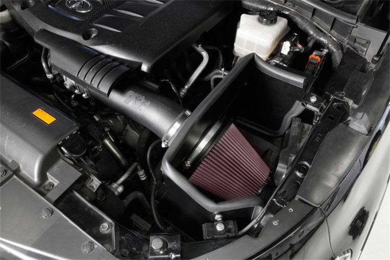 K&N Engineering 63-6018 K&N 2017 Nissan Armada V8 5.6L AirCharger Performance Air Intake