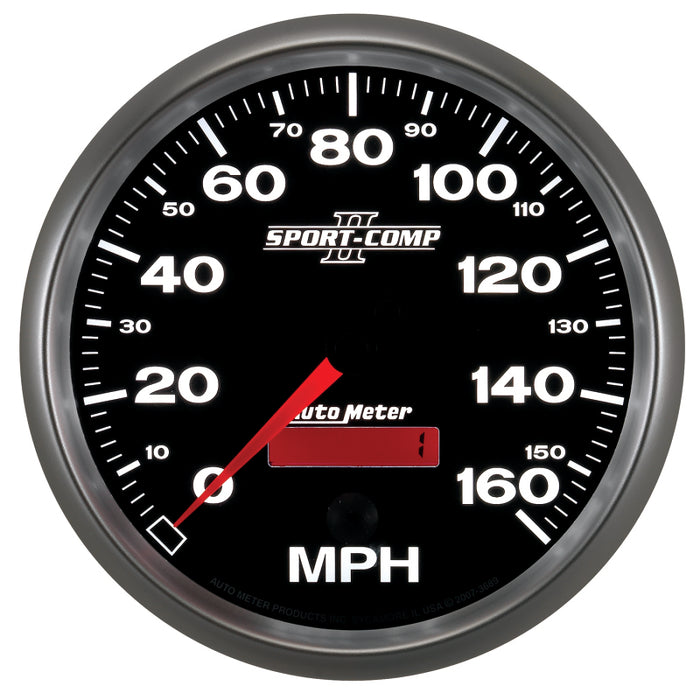 Autometer ATM3689 5in S/C II In-Dash Speedo 160MPH