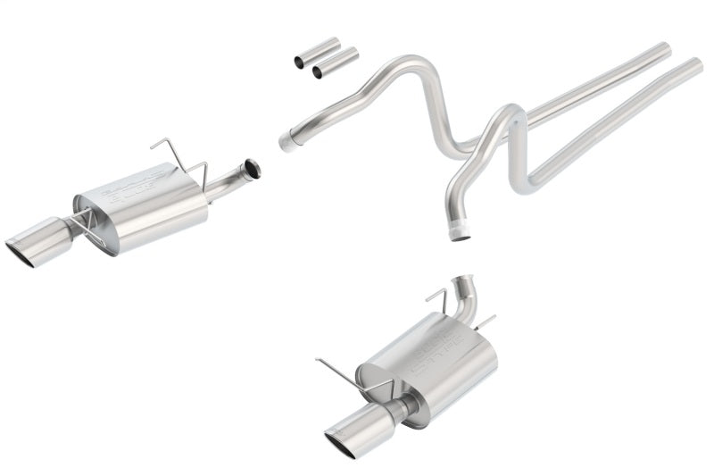 Borla 140375 2011 Ford Mustang 3.7L 6cyl 6spd RWD SS S-Type Catback Exhaust