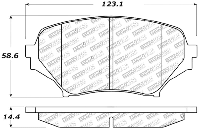 Stoptech 309.11790 StopTech Performance 06-08 Mazda Miata MX-5 Front Brake Pads