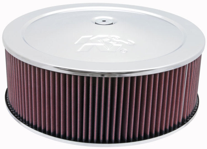 K&N Engineering 60-1300 K&N Round Air Filter Assembly 5.25in ID / 5in Height / 5.125in Neck Flange / 1 1/4in Drop Base
