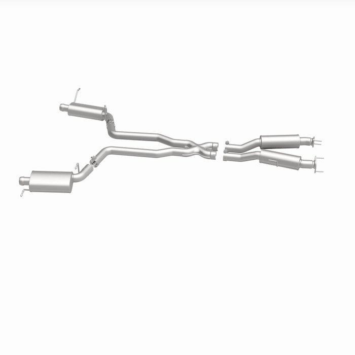 Magnaflow 15064 MagnaFlow 12 Jeep Grand Cherokee V8 6.4L Dual Split Rear Exit Stainless Cat Back Performance Exhaust