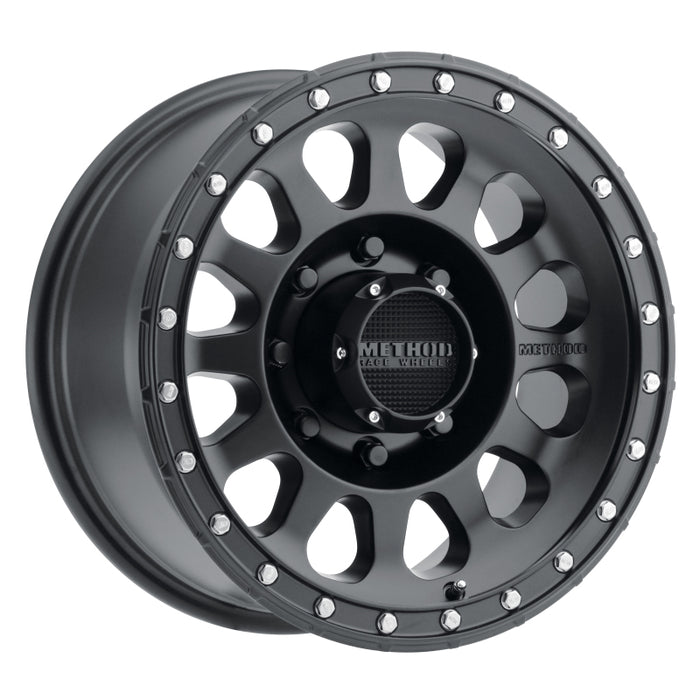 Method Wheels MR31578580525 Method MR315 17x8.5 +25mm Offset 8x6.5 130.81mm CB Matte Black Wheel