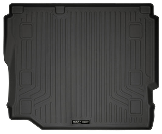 Husky Liners 20721 19-24 Jeep Wrangler JLU WeatherBeater Black Rear Cargo Liner