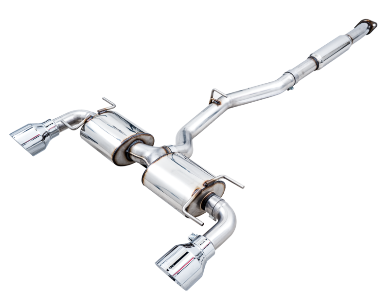 AWE Tuning 3015-32486 AWE Subaru BRZ/ Toyota GR86/ Toyota 86 Touring Edition Cat-Back Exhaust- Chrome Silver Tips