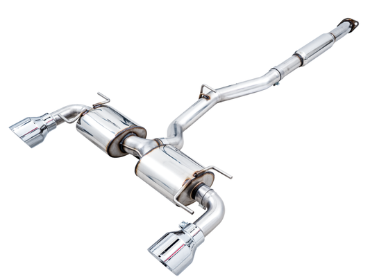 AWE Tuning 3015-32486 AWE Subaru BRZ/ Toyota GR86/ Toyota 86 Touring Edition Cat-Back Exhaust- Chrome Silver Tips