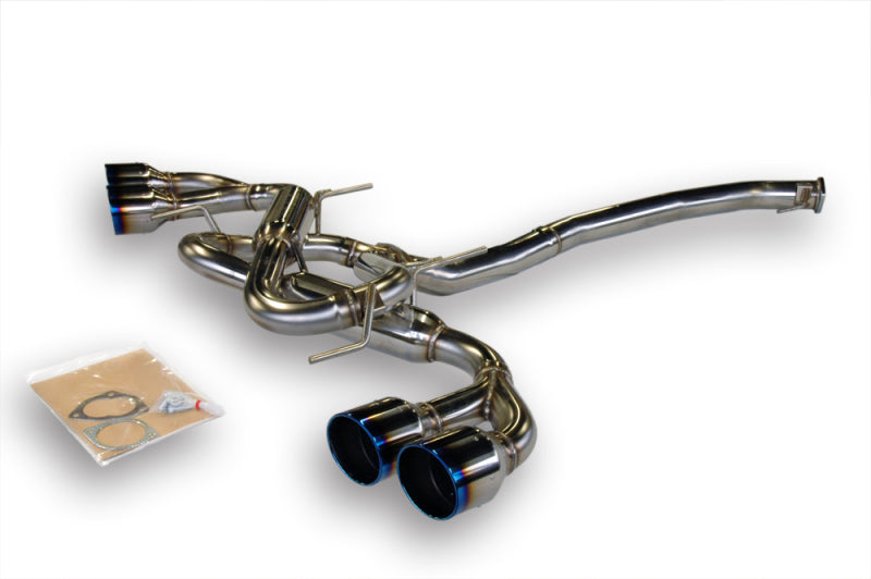 HKS 31021-KN001 09+ GTR Flux Welded Legamax Premium Exhaust