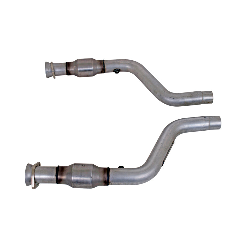 BBK 1796 05-15 Dodge Challenger Charger Short Mid X Pipe w/Catalytic Converters 2-3/4 For LT Headers