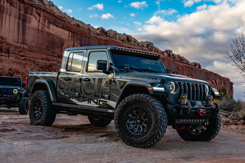 ORACLE Lighting 5917-023 Oracle Jeep Wrangler JL/Gladiator JT Integrated Windshield LED Light Bar System
