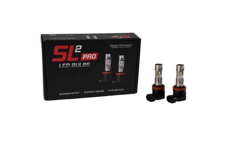 Diode Dynamics DD0640P H11/H8/H9 White SL2 Pro LED Bulbs (pair)